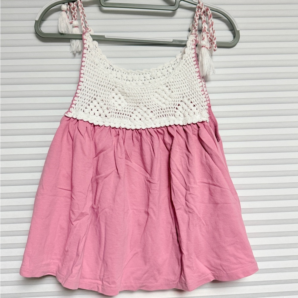 Lucky Brand Pink and White Cotton Tank - Picture 2 of 5